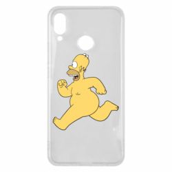 Чехол для Huawei P Smart Plus 2018 Голый Гомер Симпсон - PrintSalon