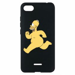 Чехол для Xiaomi Redmi 6A Голый Гомер Симпсон - PrintSalon
