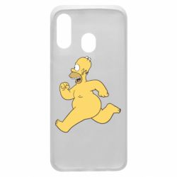 Чехол для Samsung A40 Голый Гомер Симпсон - PrintSalon