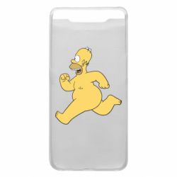 Чехол для Samsung A80 Голый Гомер Симпсон - PrintSalon