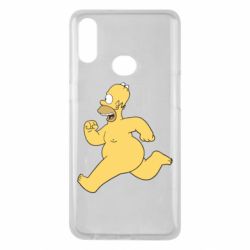 Чехол для Samsung A10s Голый Гомер Симпсон - PrintSalon