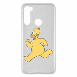 Чехол для Xiaomi Redmi Note 8 Голый Гомер Симпсон - PrintSalon