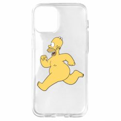 Чехол для iPhone 12 mini Голый Гомер Симпсон - PrintSalon