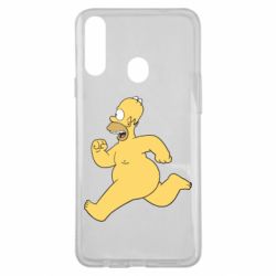Чехол для Samsung A20s Голый Гомер Симпсон - PrintSalon