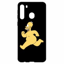 Чехол для Samsung A21 Голый Гомер Симпсон - PrintSalon