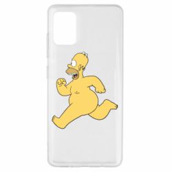 Чехол для Samsung A51 Голый Гомер Симпсон - PrintSalon
