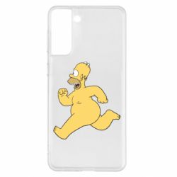 Чехол для Samsung S21+ Голый Гомер Симпсон - PrintSalon