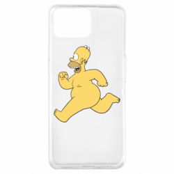 Чехол для Oppo A73 Голый Гомер Симпсон - PrintSalon