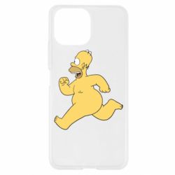 Чехол для Xiaomi Mi11 Lite Голый Гомер Симпсон - PrintSalon