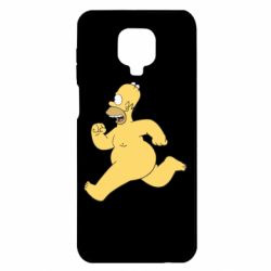 Чехол для Xiaomi Redmi Note 9S/9Pro/9Pro Max Голый Гомер Симпсон - PrintSalon
