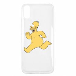 Чехол для Xiaomi Redmi 9a Голый Гомер Симпсон - PrintSalon