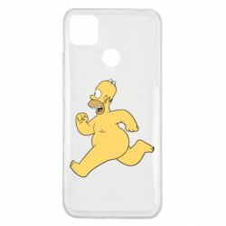 Чехол для Xiaomi Redmi 9c Голый Гомер Симпсон - PrintSalon