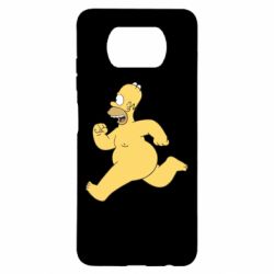 Чехол для Xiaomi Poco X3 Голый Гомер Симпсон - PrintSalon