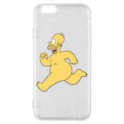 Чехол для iPhone 6/6S Голый Гомер Симпсон - PrintSalon