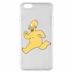 Чехол для iPhone 6 Plus/6S Plus Голый Гомер Симпсон - PrintSalon