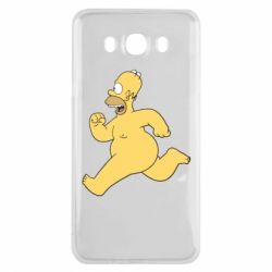 Чехол для Samsung J7 2016 Голый Гомер Симпсон - PrintSalon