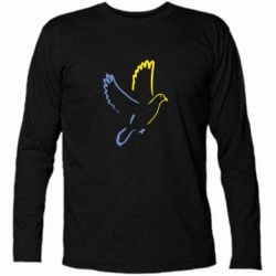 Футболка с длинным рукавом Голуб миру - PrintSalon