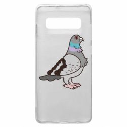 Чехол для Samsung S10+ Голубь - PrintSalon