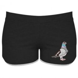 Женские шорты Голубь - PrintSalon