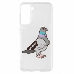 Чехол для Samsung S21 Голубь - PrintSalon
