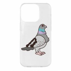 Чехол для iPhone 14 Pro Голубь - PrintSalon