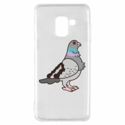 Чехол для Samsung A8 2018 Голубь - PrintSalon