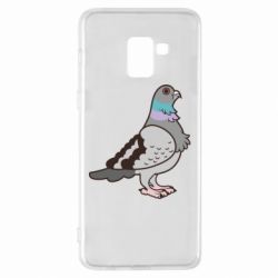 Чехол для Samsung A8+ 2018 Голубь - PrintSalon