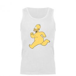 Мужская майка Голый Гомер Симпсон - PrintSalon