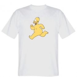 Мужская футболка Stedman Голый Гомер Симпсон - PrintSalon