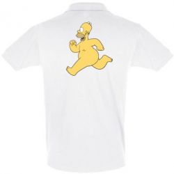 Мужское поло Голый Гомер Симпсон - PrintSalon