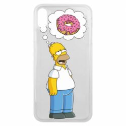 Чехол для iPhone Xs Max Гомер думает о пончике - PrintSalon