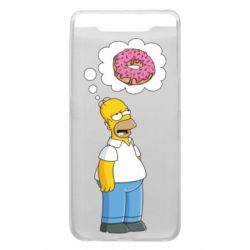 Чехол для Samsung A80 Гомер думает о пончике - PrintSalon