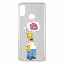 Чехол для Samsung A10s Гомер думает о пончике - PrintSalon