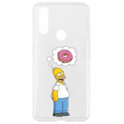 Чехол для Oppo A31 Гомер думает о пончике - PrintSalon