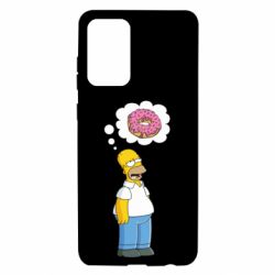 Чехол для Samsung A72 5G Гомер думает о пончике - PrintSalon