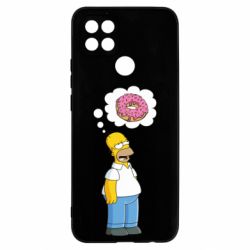 Чехол для Oppo A15s/A15 Гомер думает о пончике - PrintSalon