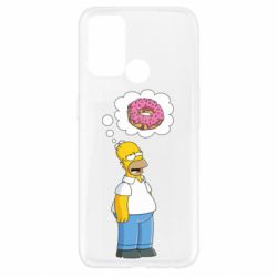 Чехол для Oppo A52/A72/A92 Гомер думает о пончике - PrintSalon