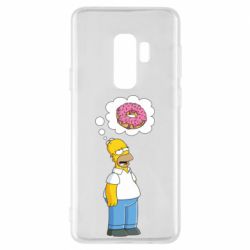 Чехол для Samsung S9+ Гомер думает о пончике - PrintSalon