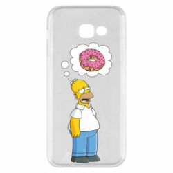 Чехол для Samsung A5 2017 Гомер думает о пончике - PrintSalon