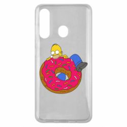 Чехол для Samsung M40 Гомер и Пончик - PrintSalon