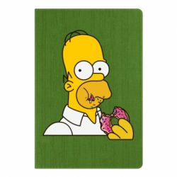 Блокнот с принто Гомер любит пончики - PrintSalon
