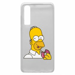 Чехол для Huawei P30 Гомер любит пончики - PrintSalon