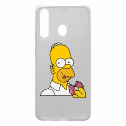 Чехол для Samsung A60 Гомер любит пончики - PrintSalon