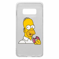Чехол для Samsung S10e Гомер любит пончики - PrintSalon