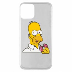 Чехол для iPhone 11 Гомер любит пончики - PrintSalon