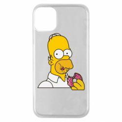 Чехол для iPhone 11 Pro Гомер любит пончики - PrintSalon