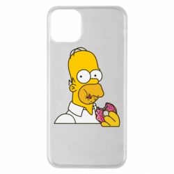Чехол для iPhone 11 Pro Max Гомер любит пончики - PrintSalon