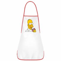 Фартук Гомер любит пончики - PrintSalon