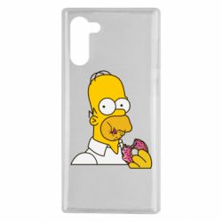 Чехол для Samsung Note 10 Гомер любит пончики - PrintSalon