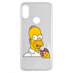 Чехол для Xiaomi Redmi Note 7 Гомер любит пончики - PrintSalon